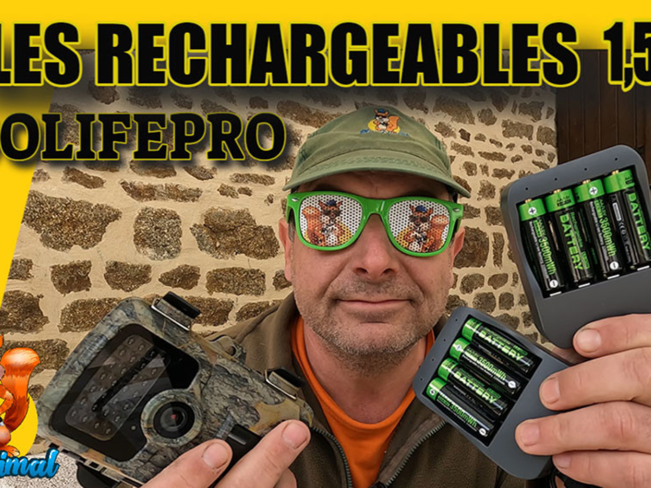 piles rechargeable 1,5V COOLIFEPRO