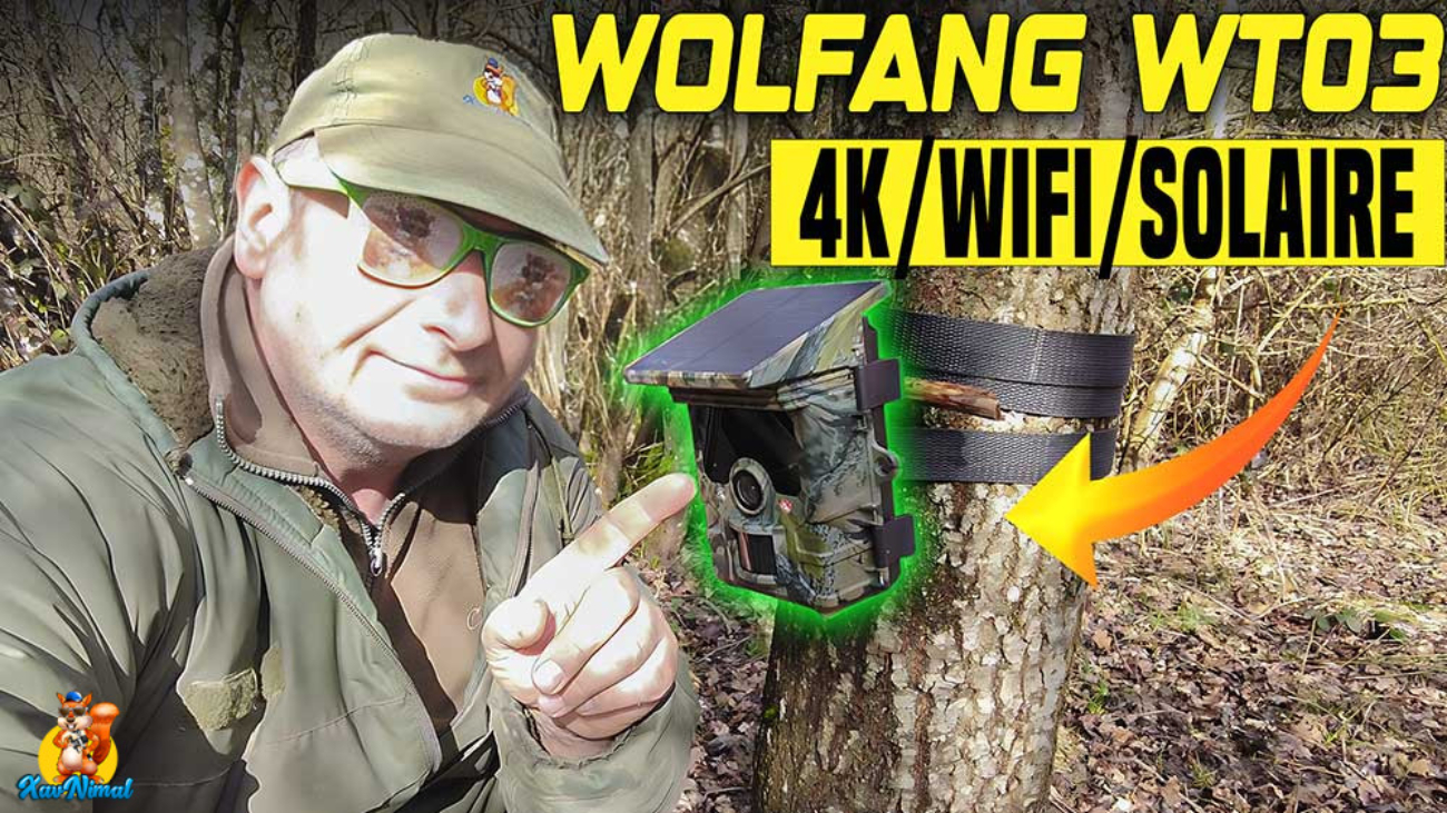 déballage caméra chasse WOLFANG WT03