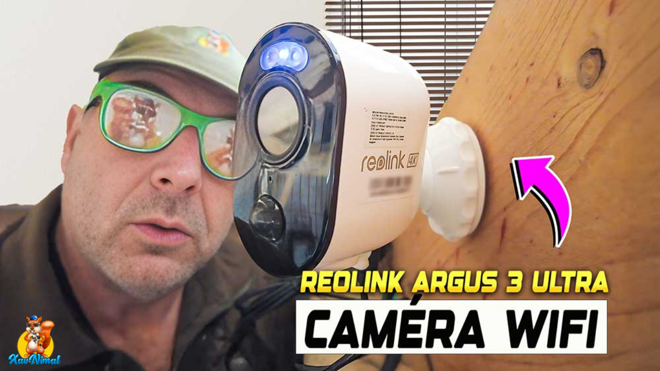 déballage caméra wifi REOLINK ARGUS 3 ULTRA